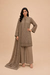 Muted Mocha Taupe Monochrome 3-Piece Suit