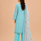 Sky Blue Dainty Floral 3-Piece Suit