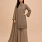 Muted Mocha Taupe Monochrome 3-Piece Suit