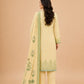 Soft Butter Yellow Botanical 3-Piece Suit